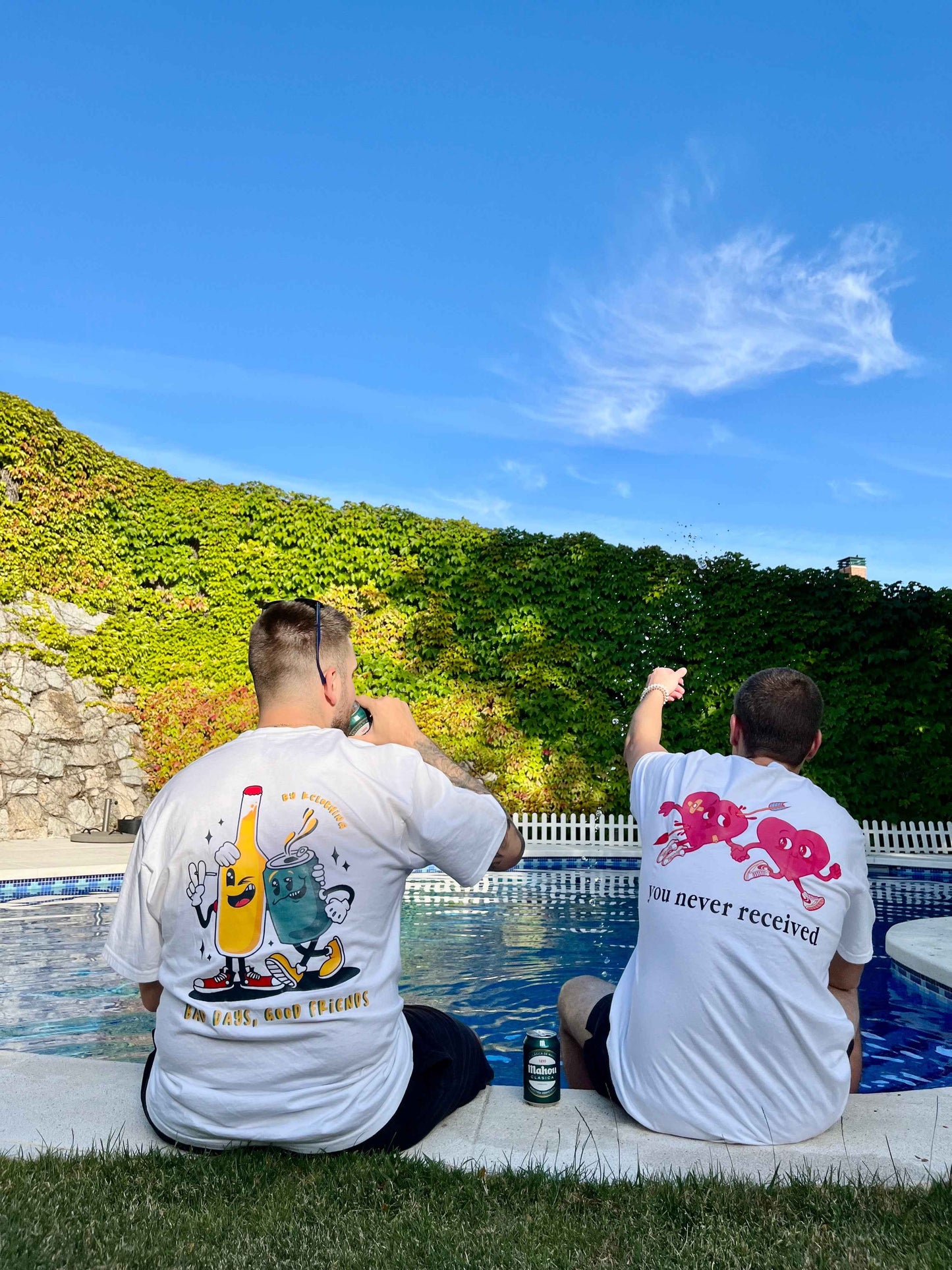 Bad Days, Good Friends Oversized Tee – Sun-Kissed Vibes