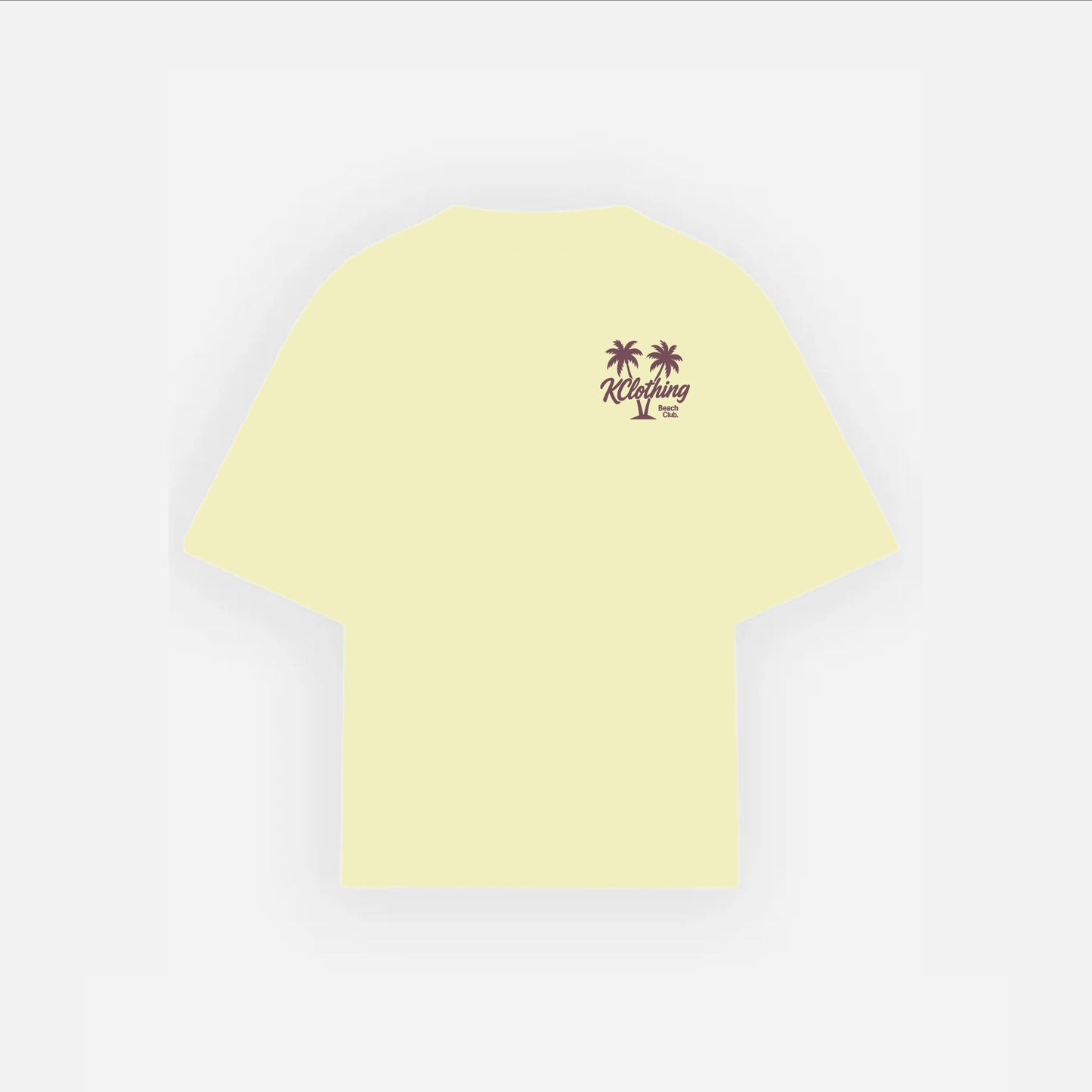 Palmeras Oversized Yellow Tee – Welcome Summer