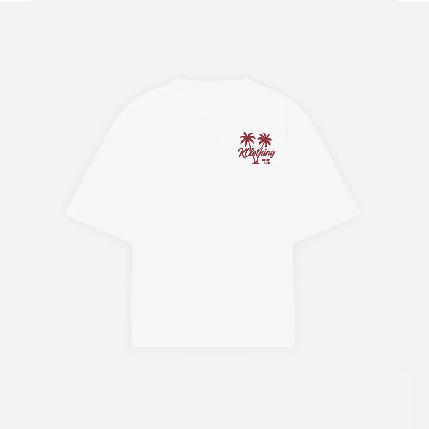 Palmeras Oversized White Tee – Welcome Summer