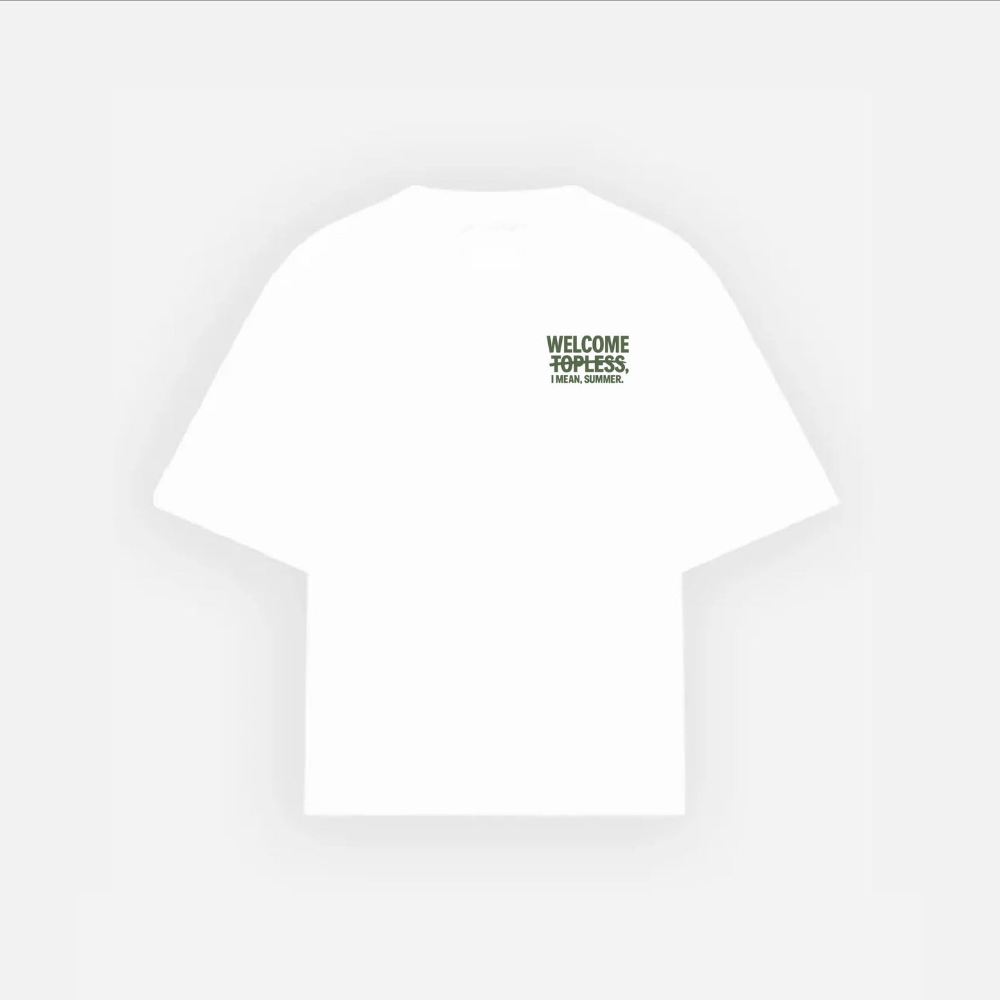 Topless Drive Crop Tee – Welcome Summer