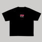 Lovers Oversized Tee – Black | Sun-Kissed Vibes