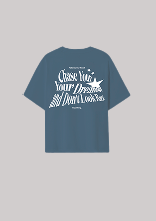Dreams Indigo Blue Oversized Tee – Midnight Therapy Series