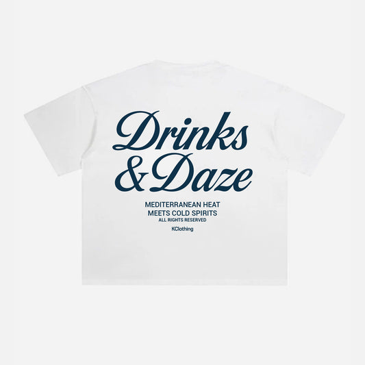 Drinks & Daze Crop Grey Tee – Welcome Summer (Copia)