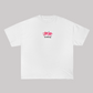 Lovers Oversized Tee – White | Sun-Kissed Vibes