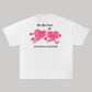 Lovers Oversized Tee – White | Sun-Kissed Vibes
