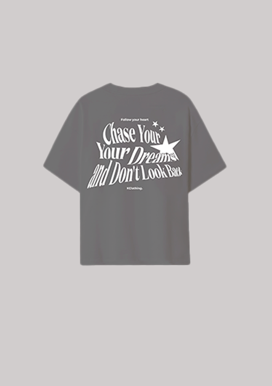Dreams Charcoal Oversized Tee – Midnight Therapy Series